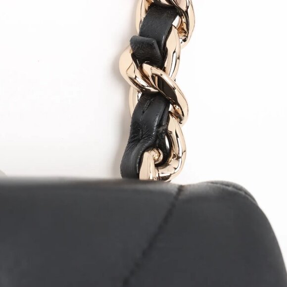 CHANEL 19 Lambskin Chain Shoulder Bag Gold x Silver - Picture 13 of 17